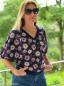 Preview: Modal-French Terry Swafing SPRING BLOSSOMS by Christiane Zielinski